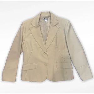 Nygard Collection Stitch Beige Blazer Jacket Suit 8